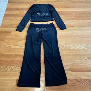 Black Juicy Couture sweat set